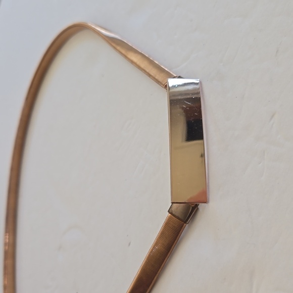 Womens Vintage Gold Metal Stretch Belt Sz.Medium main image 4